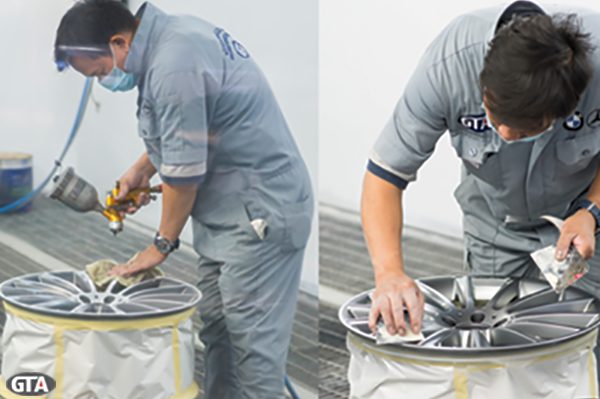 Wheel refinishing and detailing